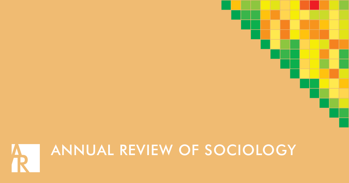 Annual Review of Sociology Journal Cover